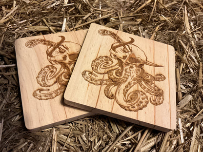 Squid Woods Coaster