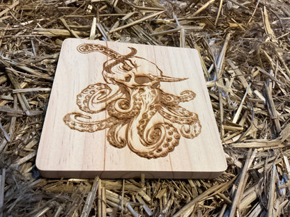 Squid Woods Coaster