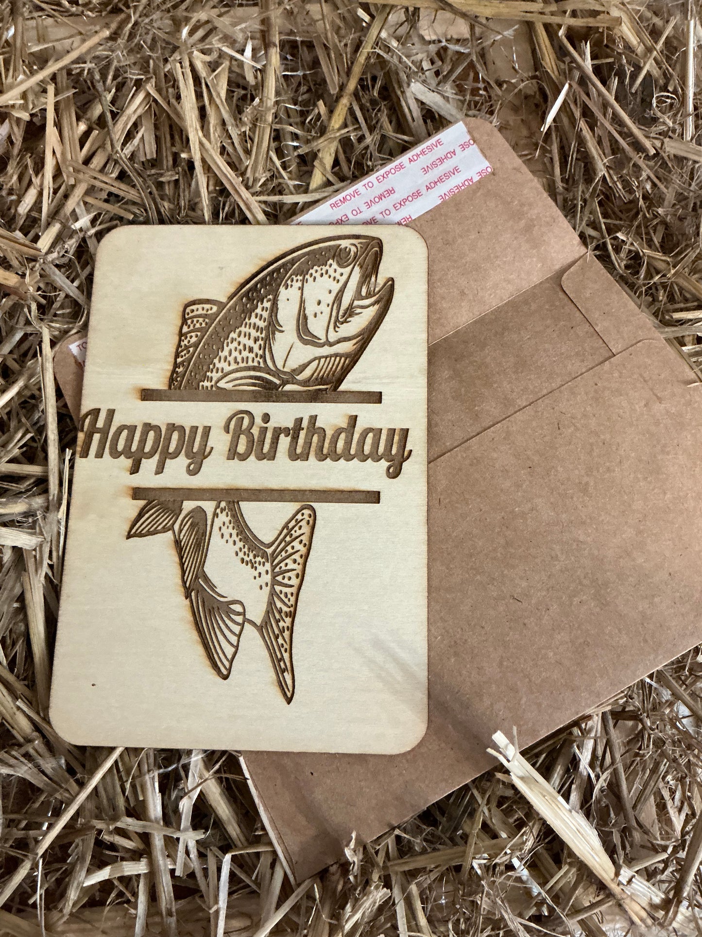 Trout Birthday Card