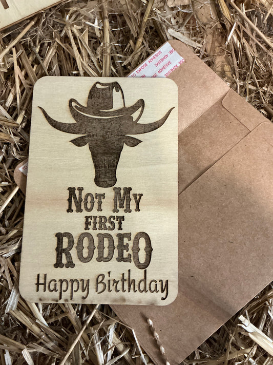 Cowboy Birthday Card