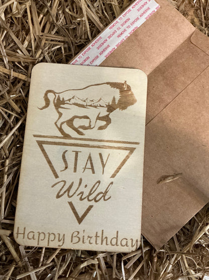 Wild One Birthday Card