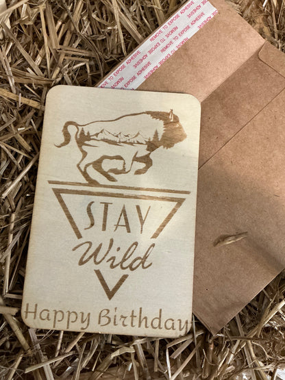 Wild One Birthday Card