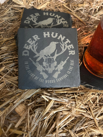 Hunter Slate Coaster