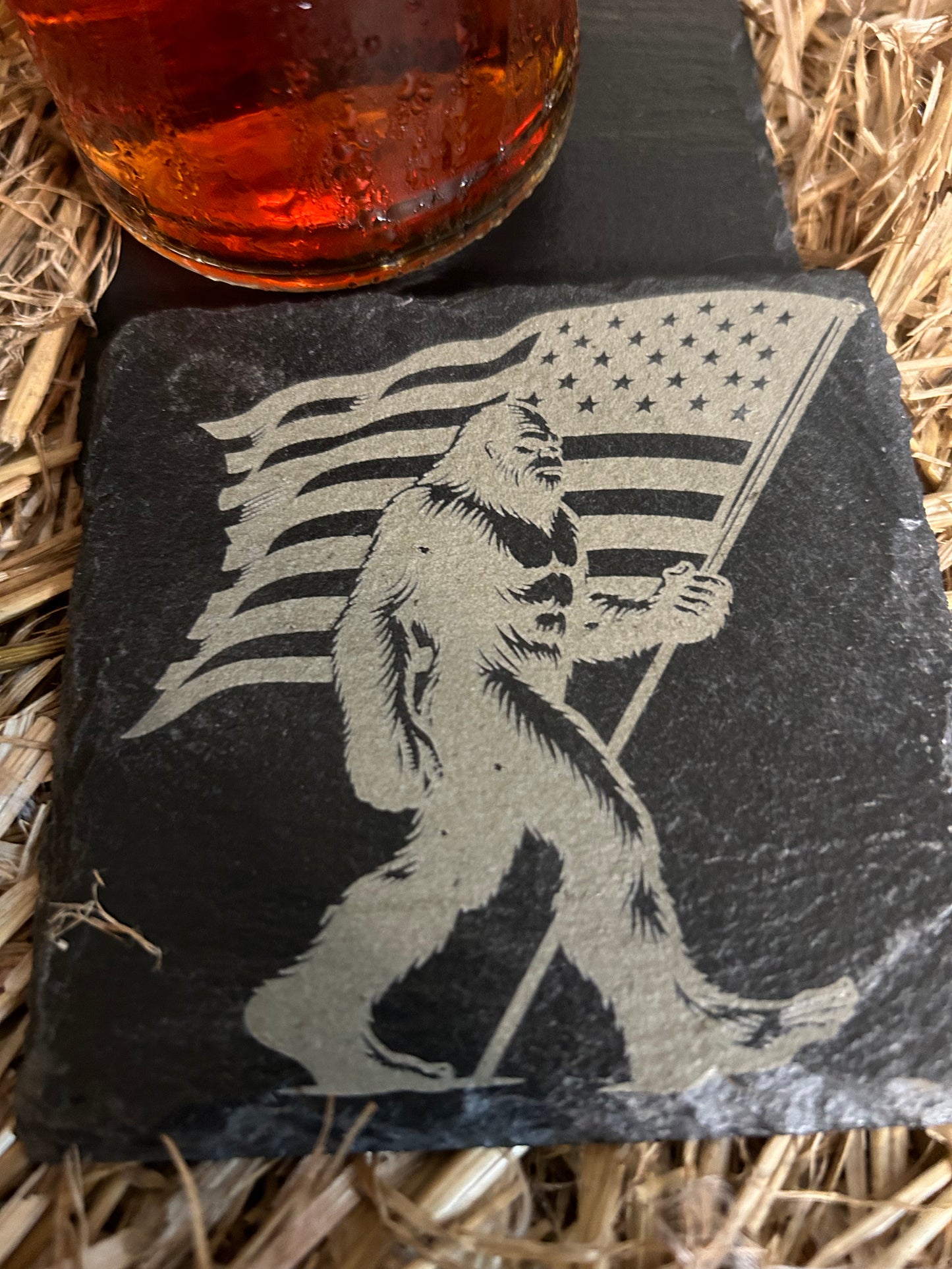 Big Foot USA Slate Coaster