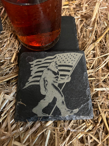 Big Foot USA Slate Coaster